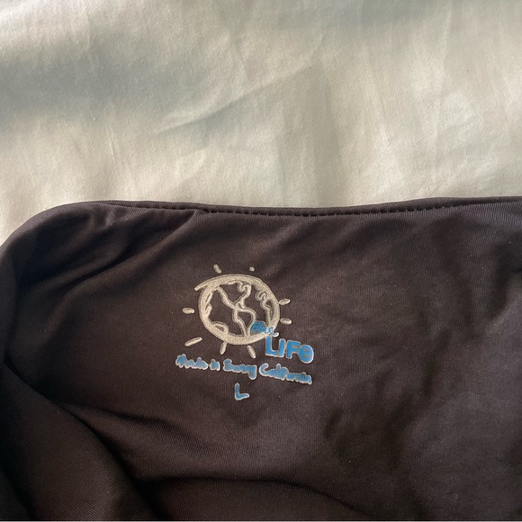 Blue Life Black Low Back One Piece Swimsuit - Picture 4 of 4